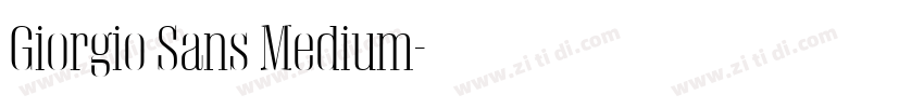 Giorgio Sans Medium字体转换 Giorgio Sans Medium字体转换